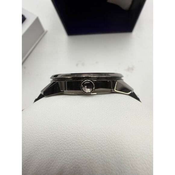 MOVADO BOLD Mens Watch Brown Leather Gunmetal 3600366 Needs Battery replacement main image 12
